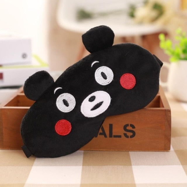 Plush Character Travel Sleep Mask