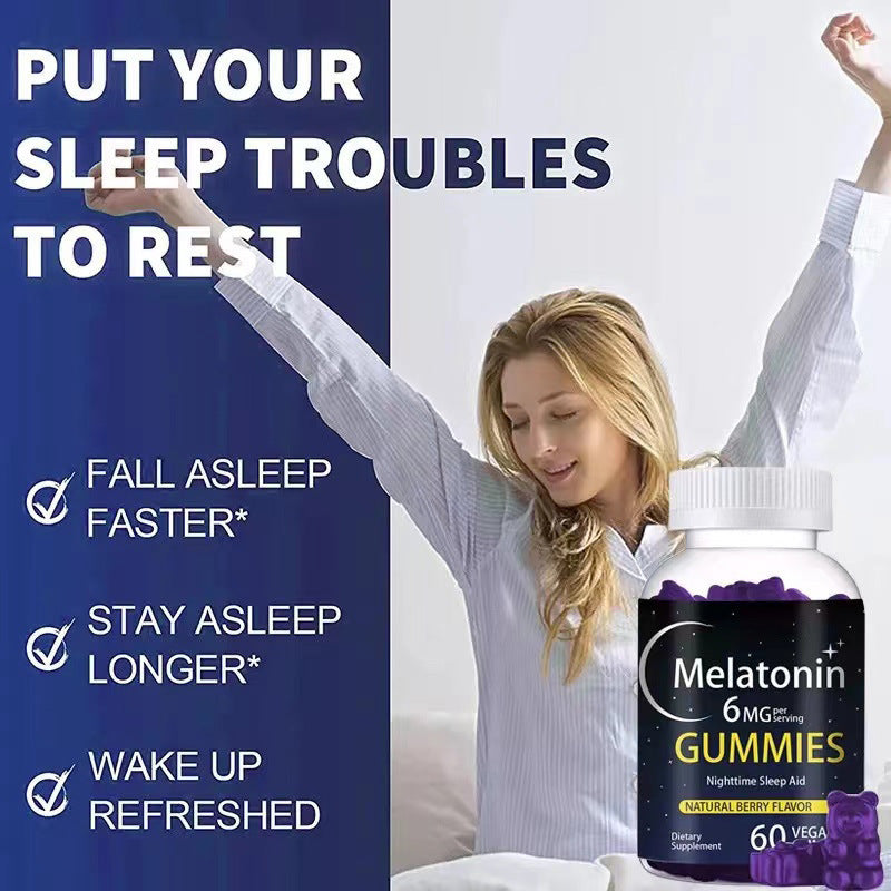Berry Melatonin Dietary Supplement Gummies - 60 Count