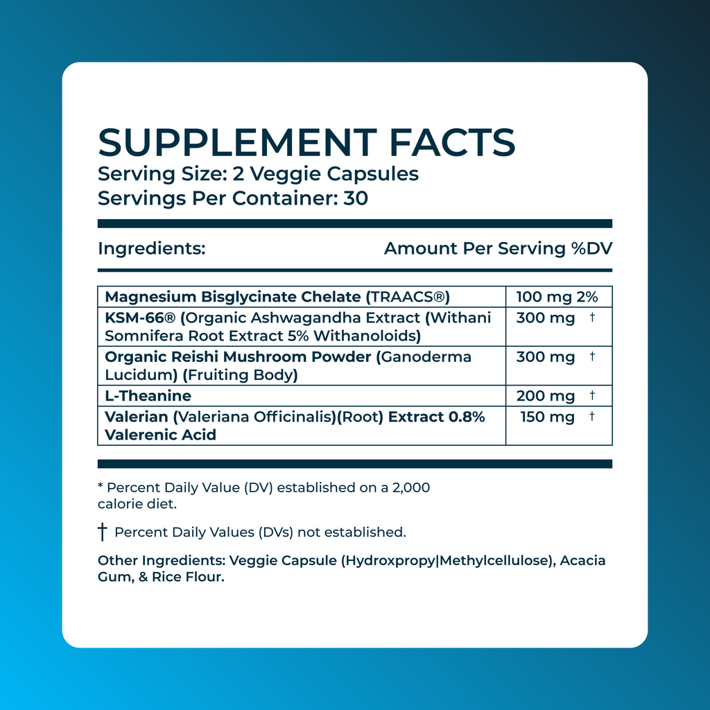 SensIQ Melatonin-Free Sleep Supplement - 30 Servings