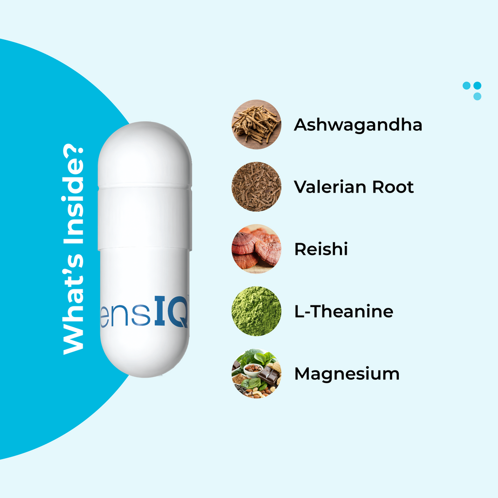 SensIQ Melatonin-Free Sleep Supplement - 30 Servings