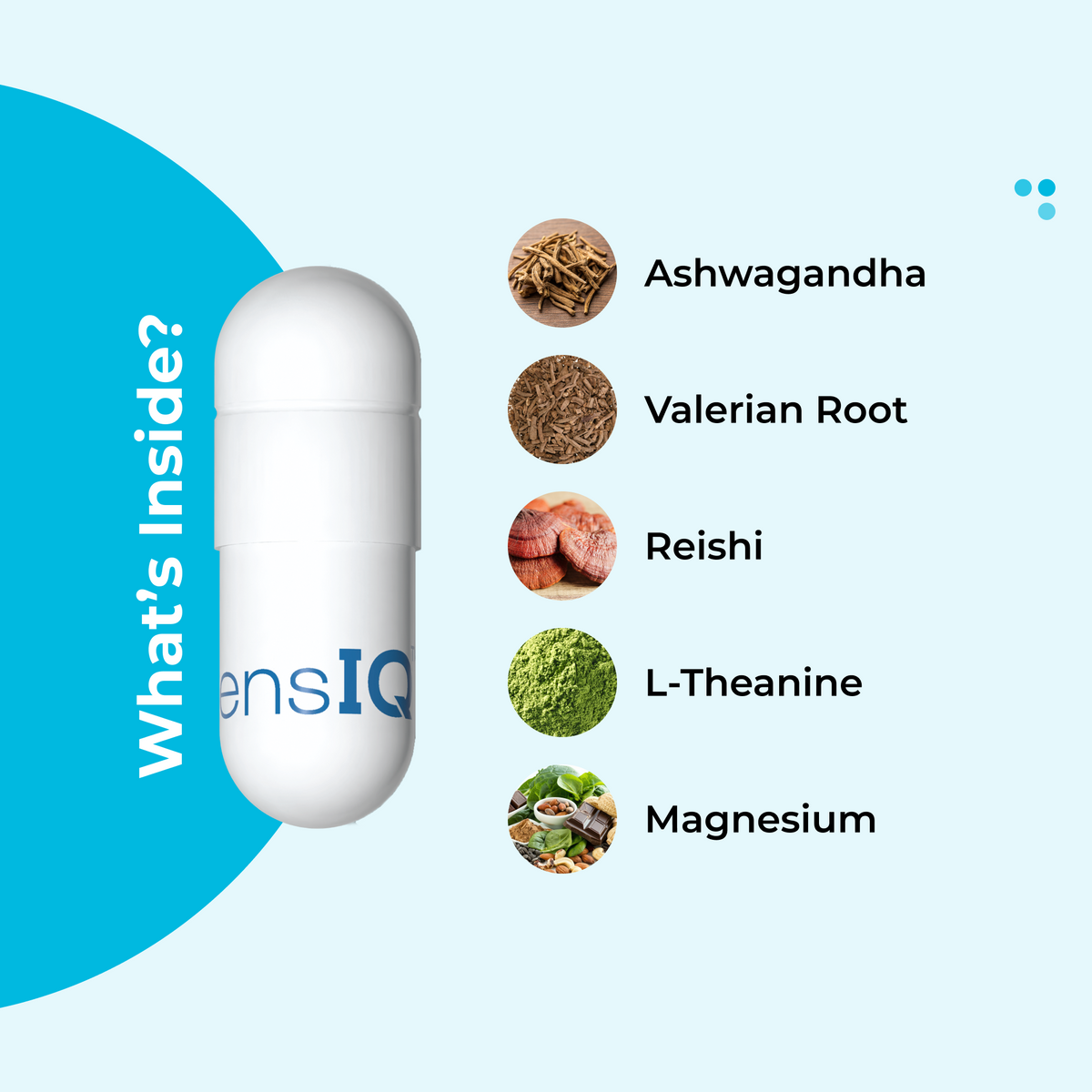 SensIQ Melatonin-Free Sleep Supplement - 30 Servings