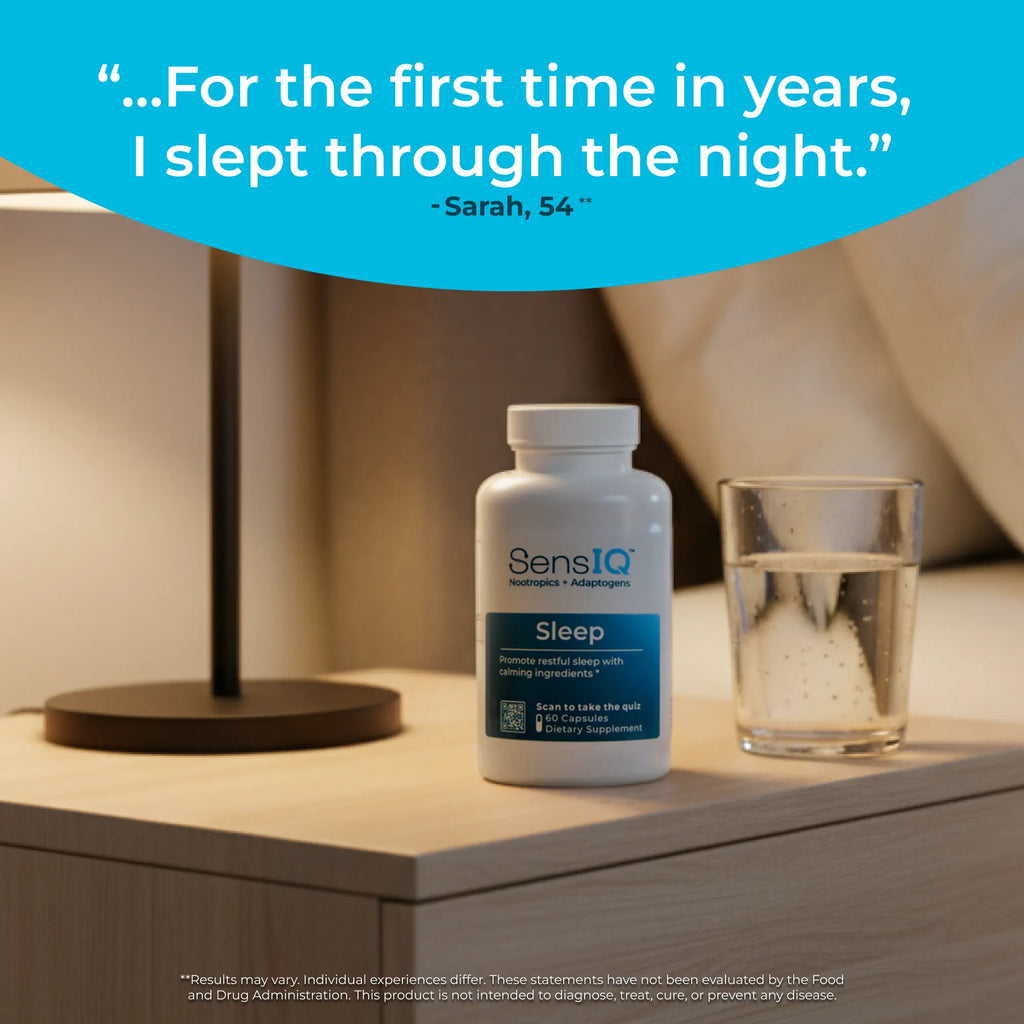 SensIQ Melatonin-Free Sleep Supplement - 30 Servings