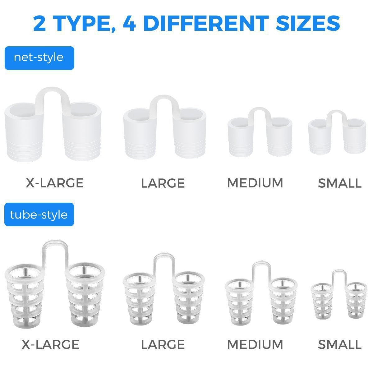Reusable Silicone Nasal Dilator Set – Multiple Sizes