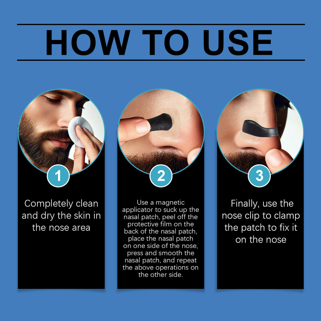 Nasal Patch & Nose Clip Sleep Accessory Set