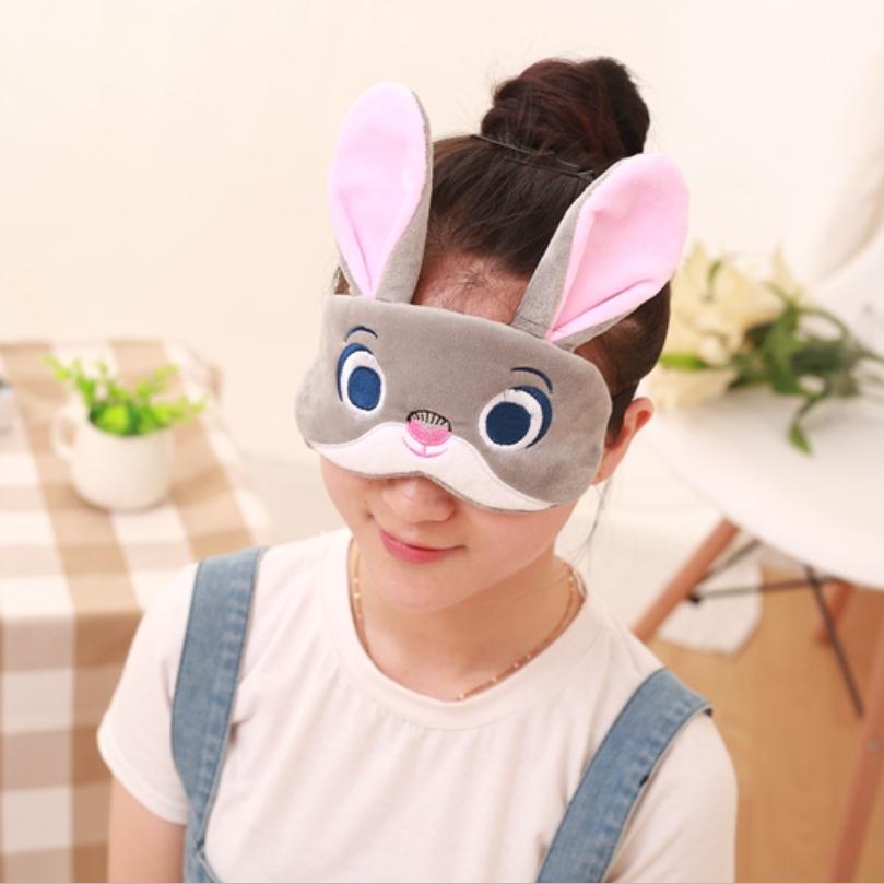 Plush Character Travel Sleep Mask