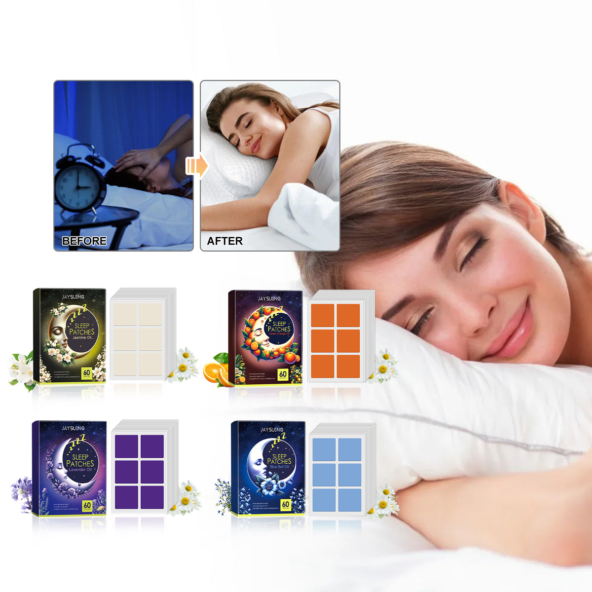 Aromatherapy Scent Patches for Pillow & Clothing