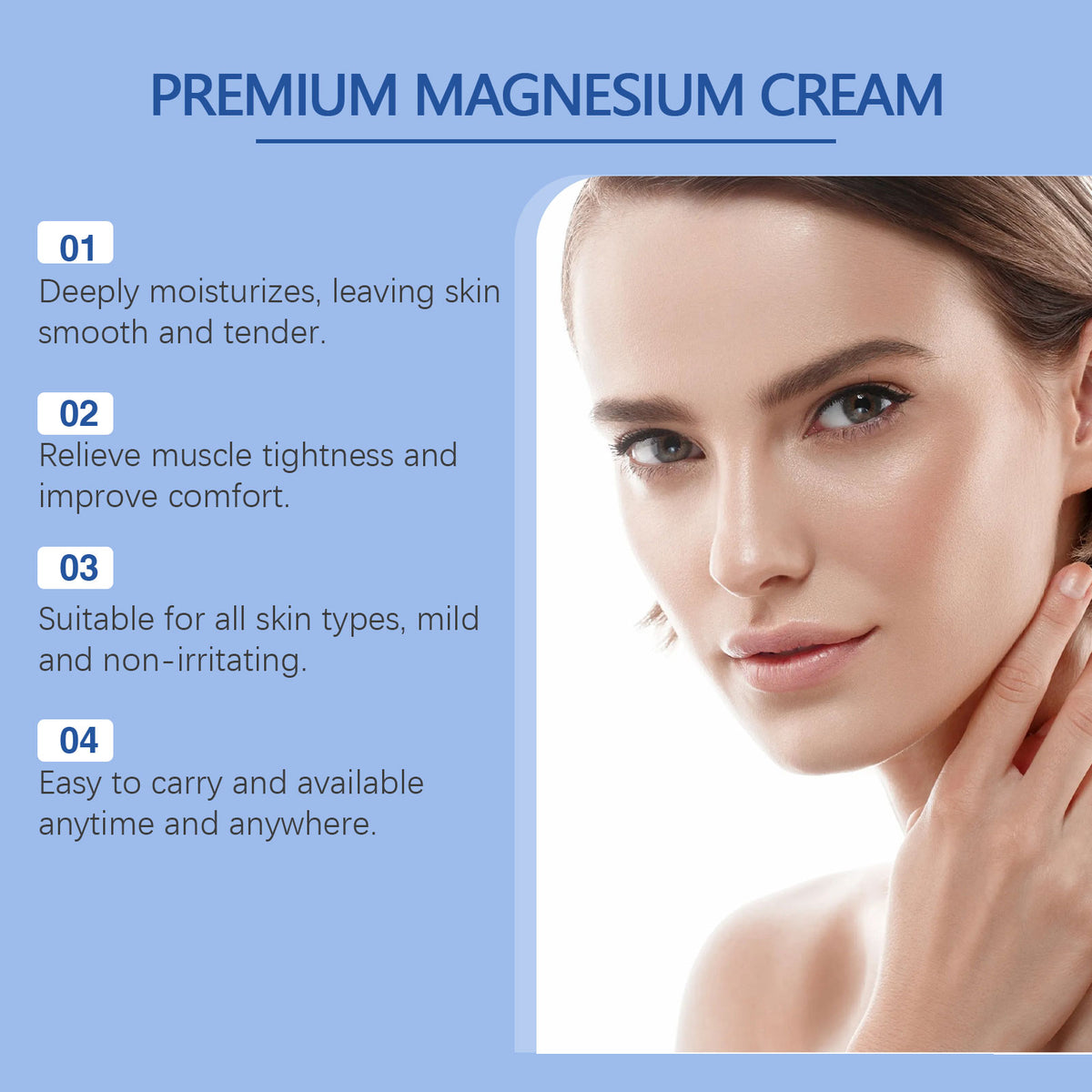 Lavender Magnesium Body Lotion with Aloe & Vitamin E