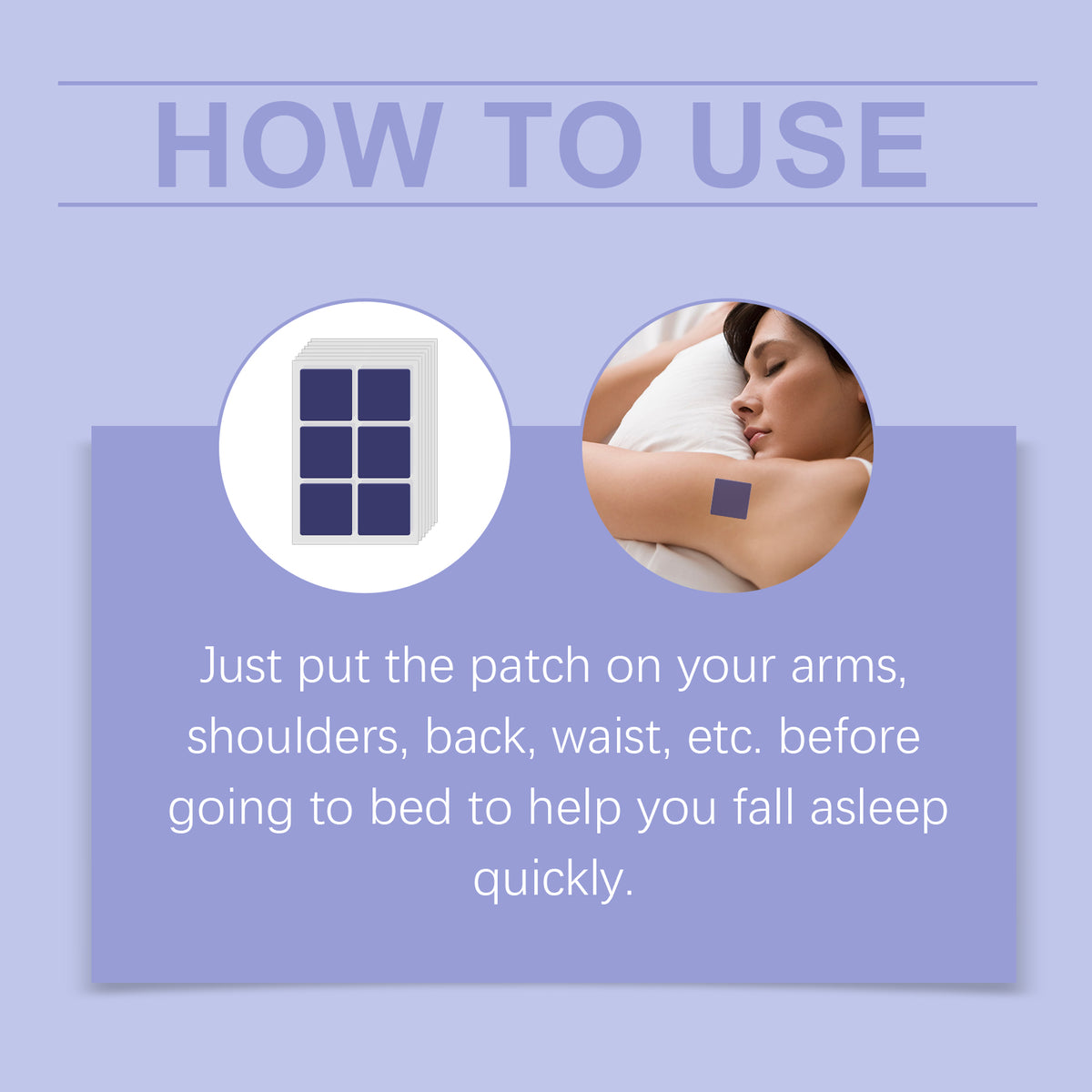 Lavender, Chamomile & Sandalwood Bedtime Body Patch