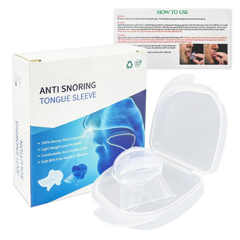 Reusable Silicone Tongue Stabilizing Mouthpiece