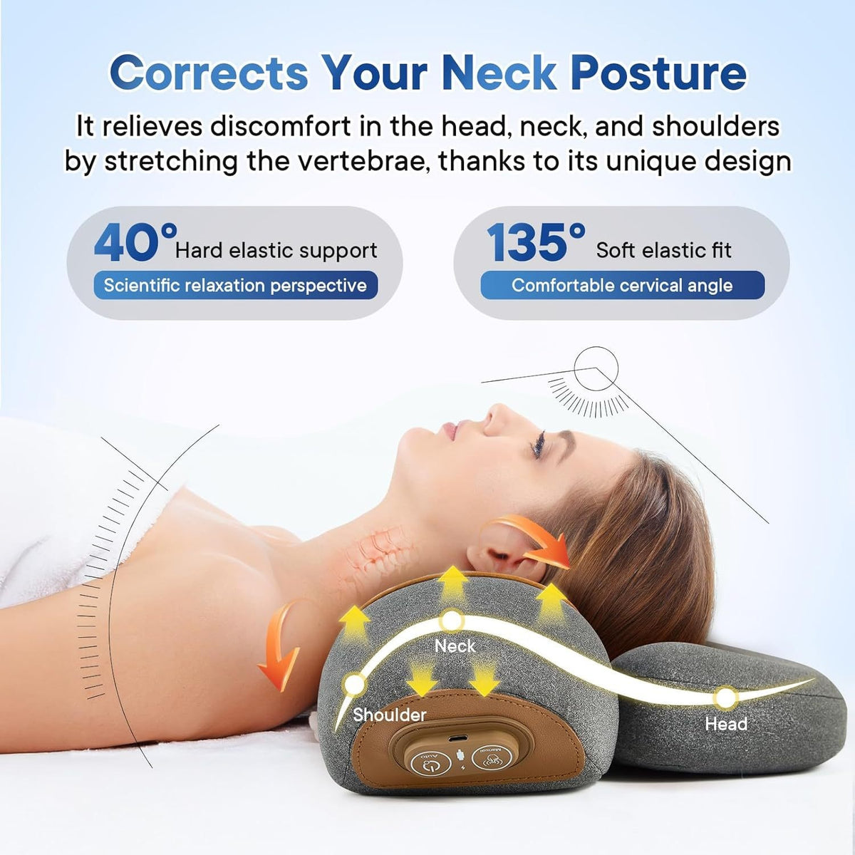 Electric Neck & Shoulder Massage Pillow