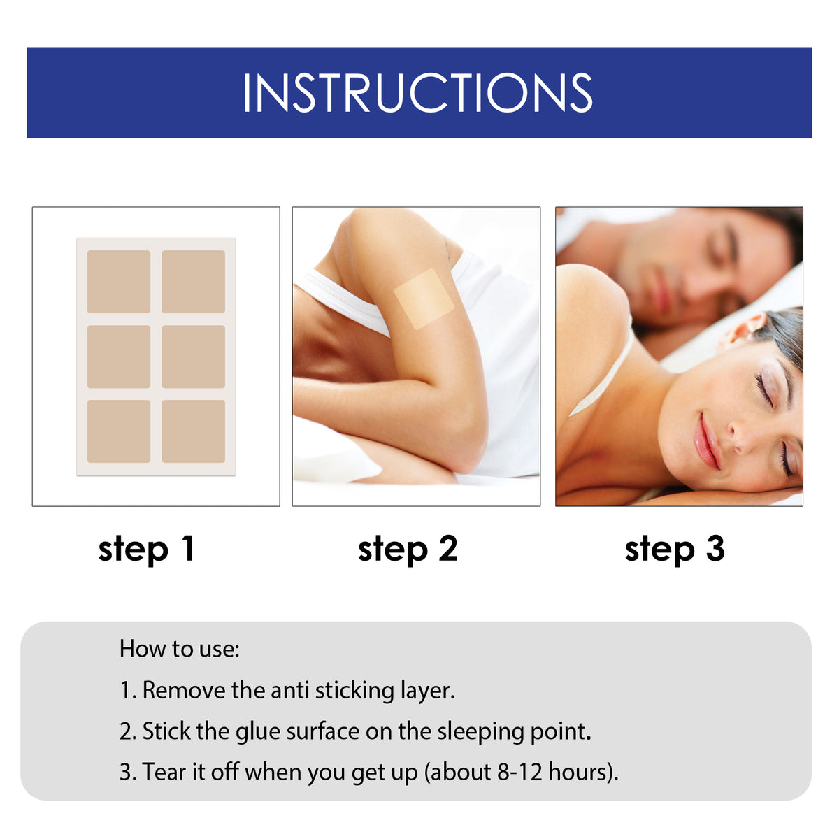 Menthol & Glycerin Bedtime Body Patches