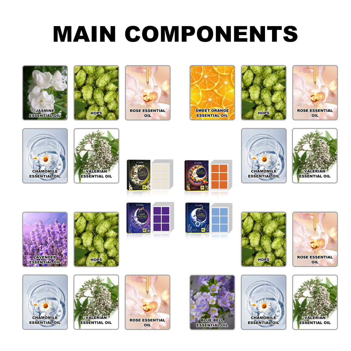 Aromatherapy Scent Patches for Pillow & Clothing