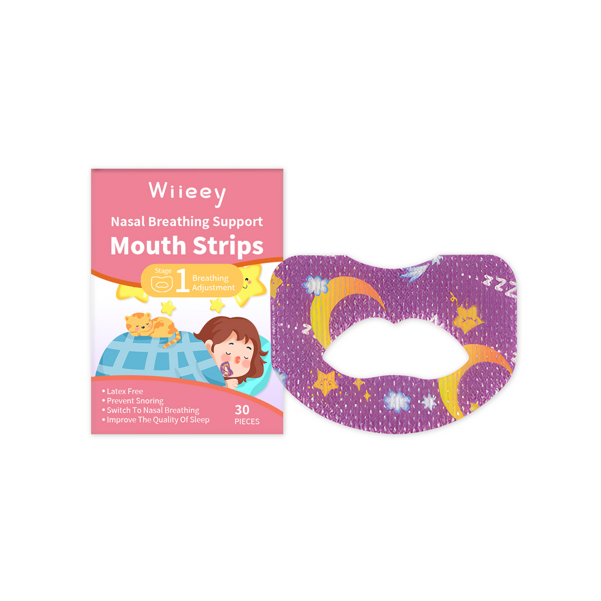 Children's Adhesive Mouth Patches - 3 Stages