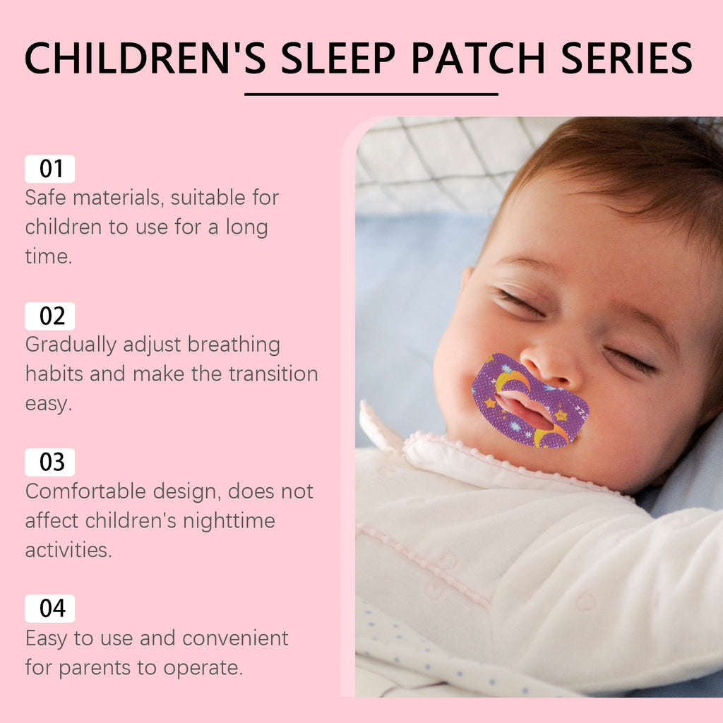 Children's Adhesive Mouth Patches - 3 Stages