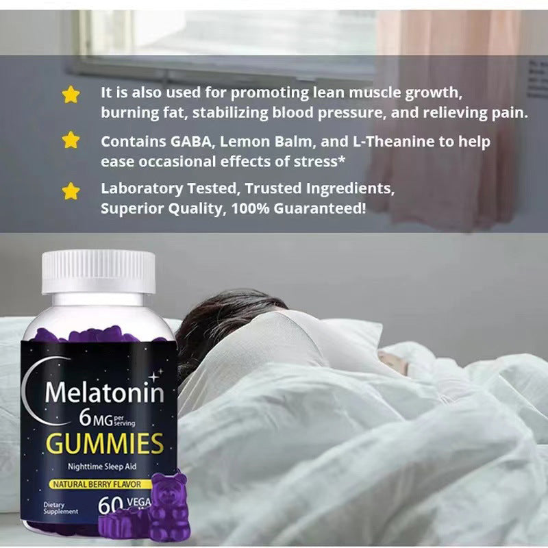 Berry Melatonin Gummies - 60 Count