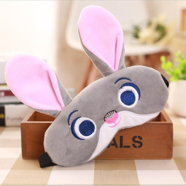 Plush Character Travel Sleep Mask