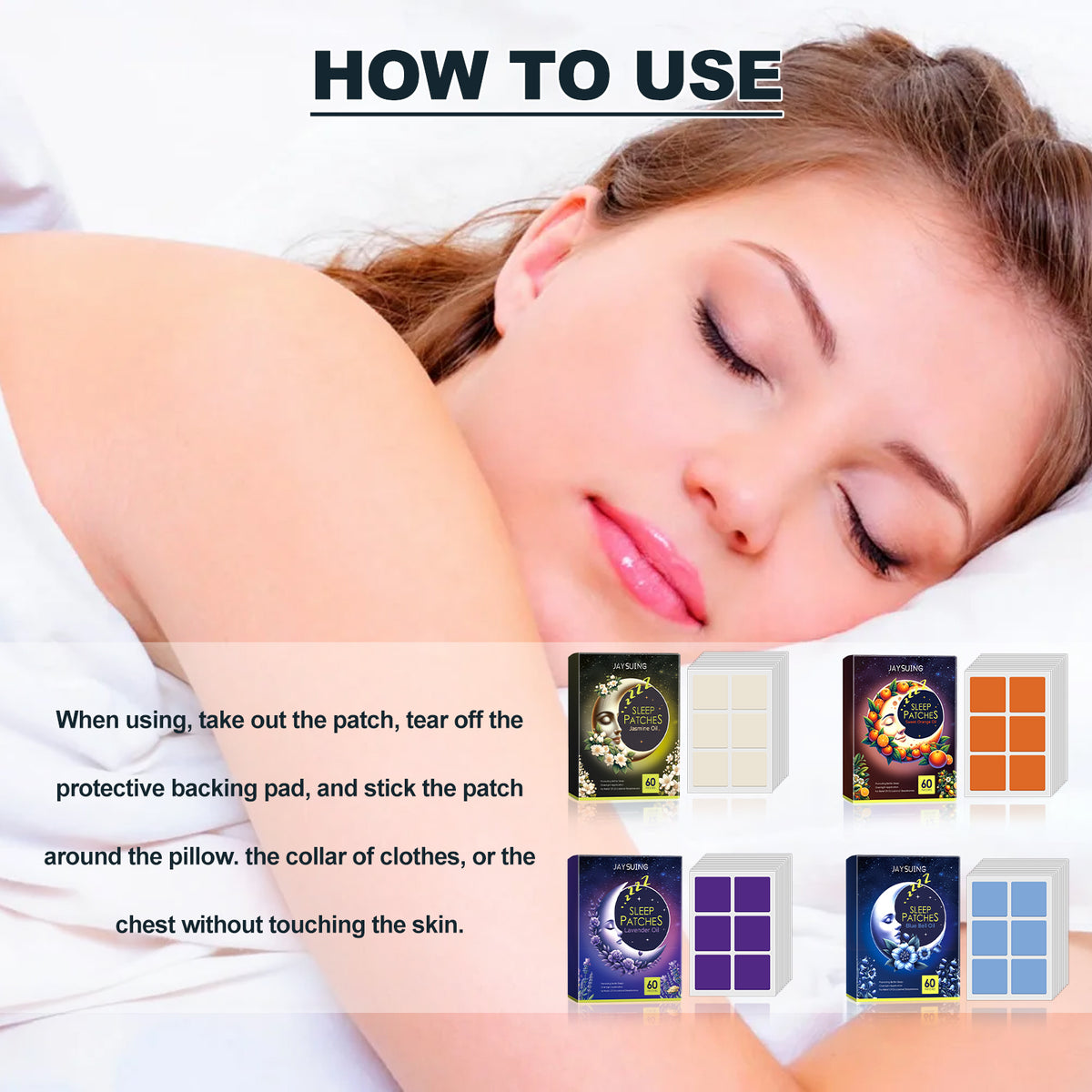 Aromatherapy Scent Patches for Pillow & Clothing