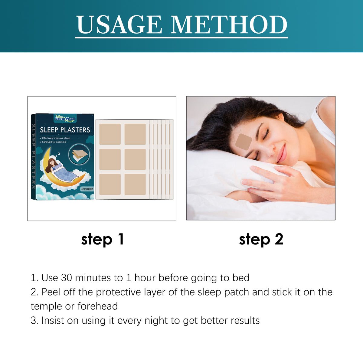 Mugwort, Menthol & Glycerin Temple Patches