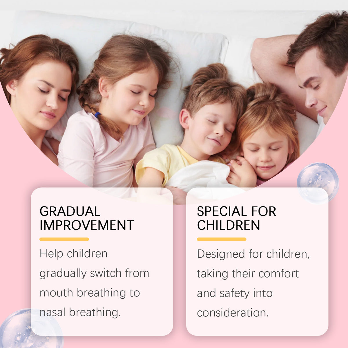 Children's Adhesive Mouth Patches - 3 Stages