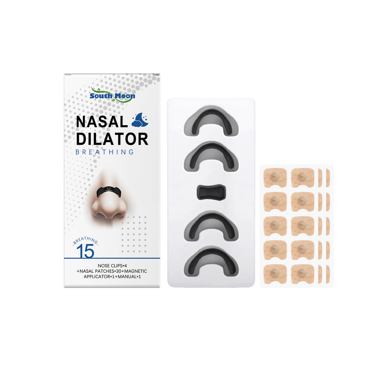 Nasal Patch & Nose Clip Sleep Accessory Set