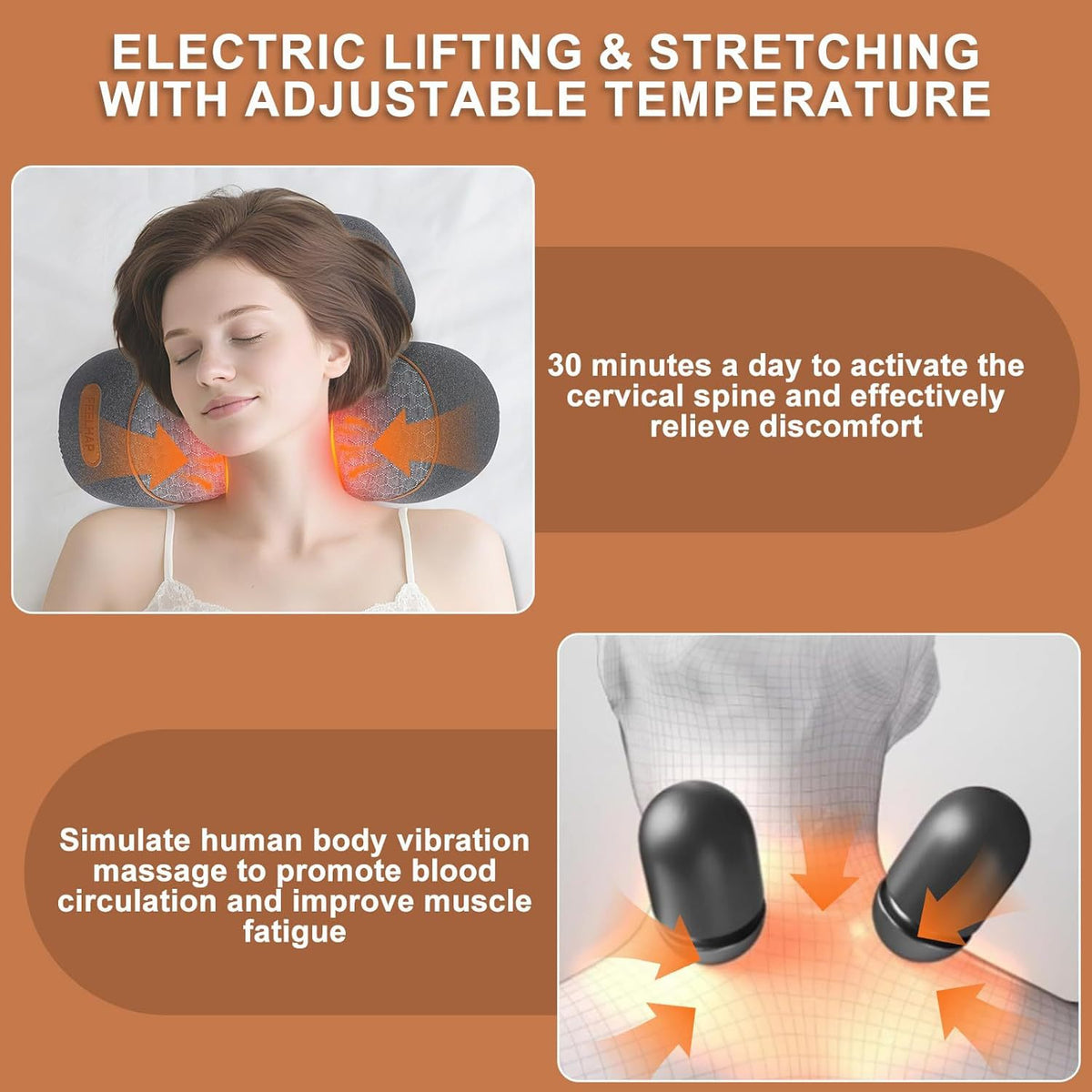Electric Neck & Shoulder Massage Pillow