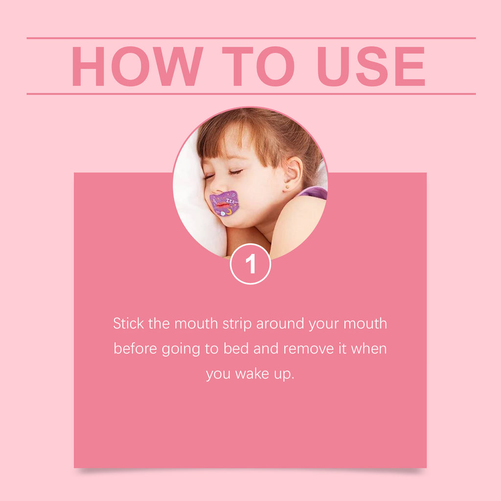 Children's Adhesive Mouth Patches - 3 Stages