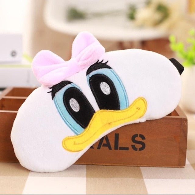 Plush Character Travel Sleep Mask