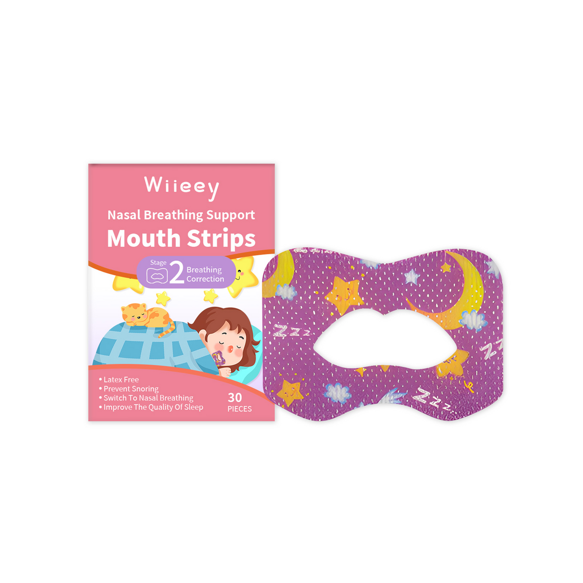 Children's Adhesive Mouth Patches - 3 Stages