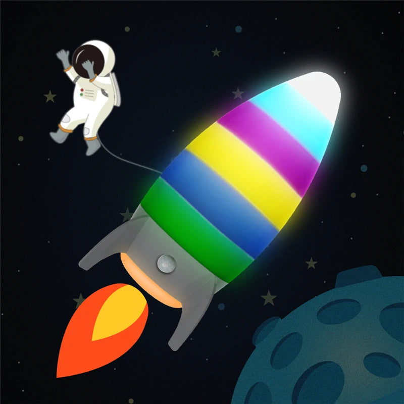 RGB Rocket Bedside Night Light