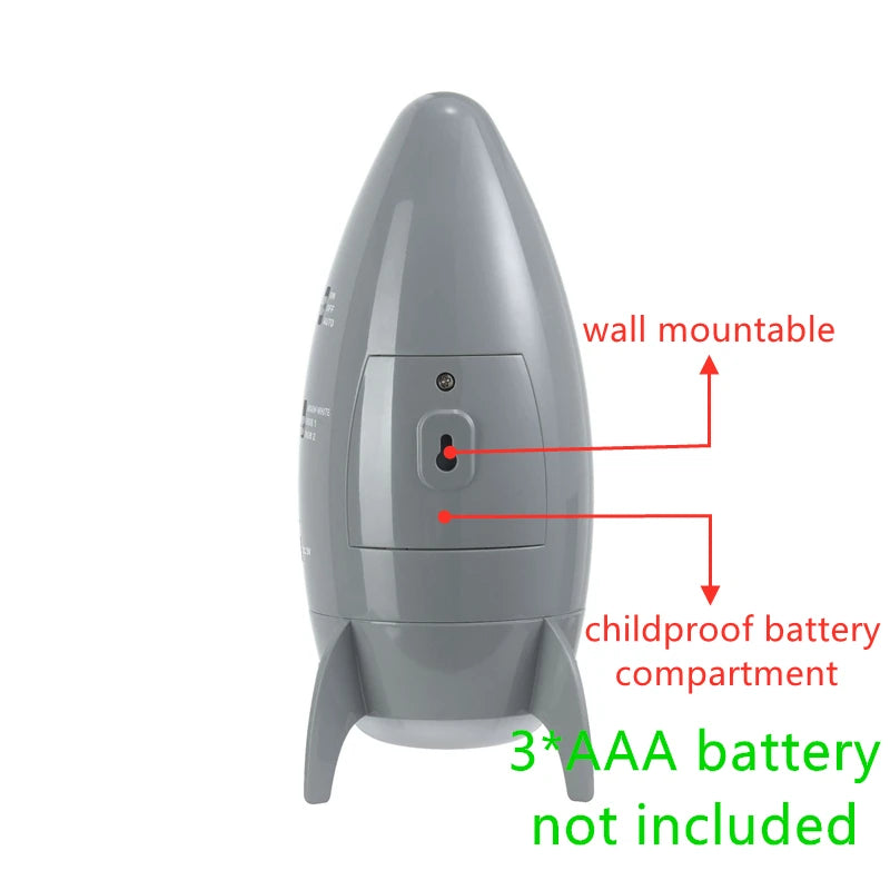 RGB Rocket Bedside Night Light