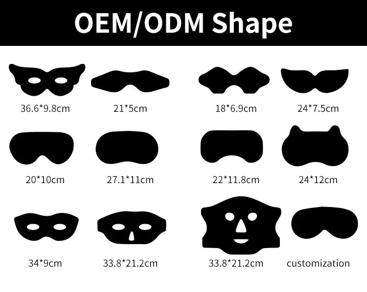 3D Contoured Cup Sleeping Eye Mask & Blindfold Soft Comfort Eye Shade Cover Night Sleep Mask for Blocking Out Light