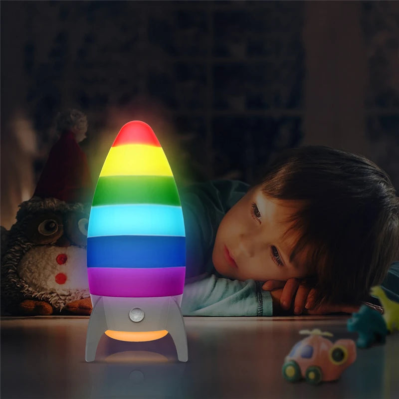 RGB Rocket Bedside Night Light