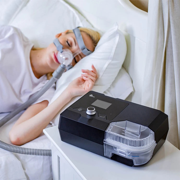 Auto CPAP Sleep Apnea Machine Heated Humidifier Quiet Breathing Device Portable Home Use