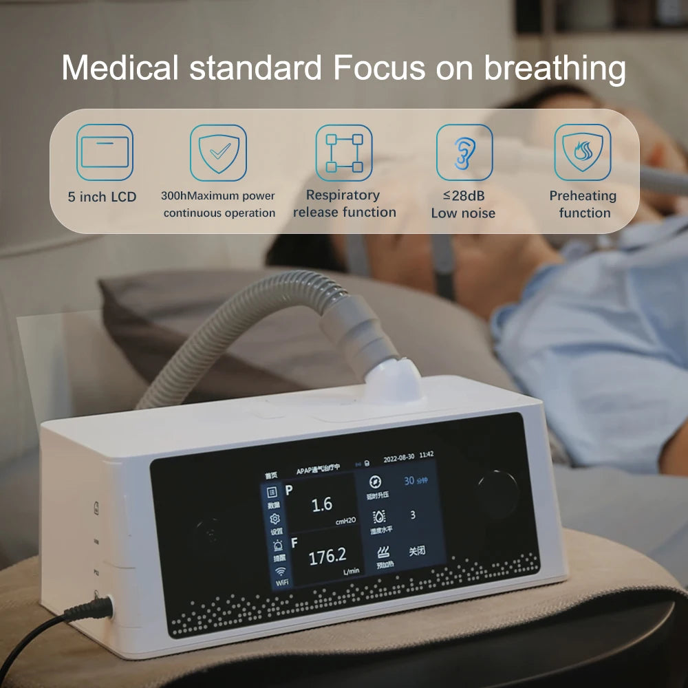 SINOHERO DM28-30STA BiPAP Machine with Touchscreen