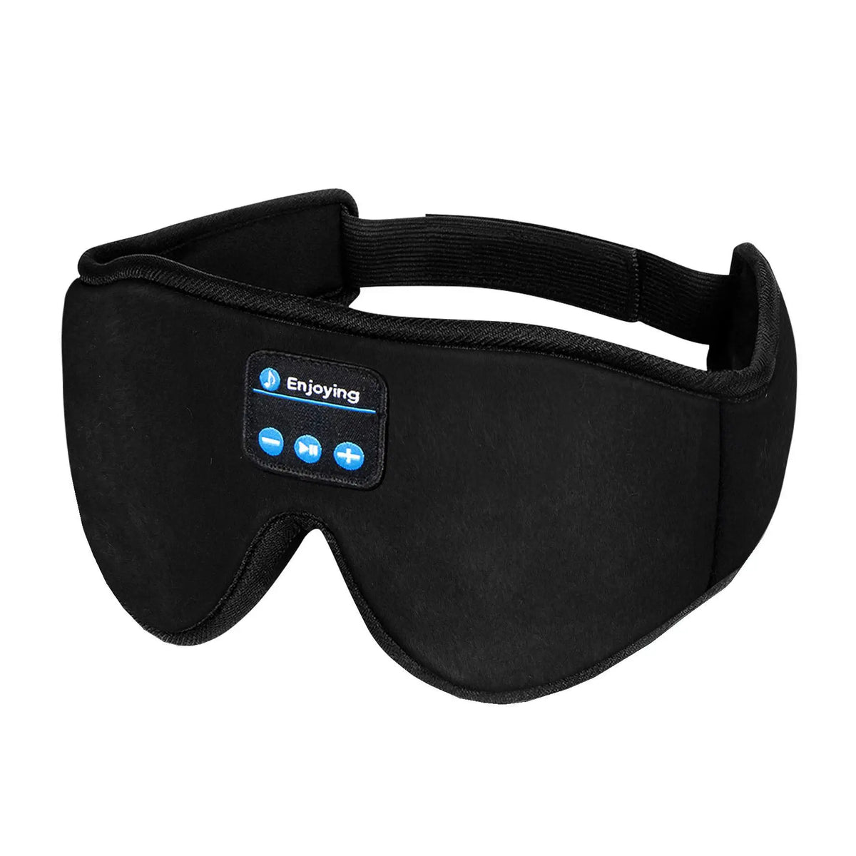 3D Sleep Eye Mask with Headphones & Earbuds for Men/Women Side Sleepers-Travel Insomnia Relief Meditation 10 Hours Play Time