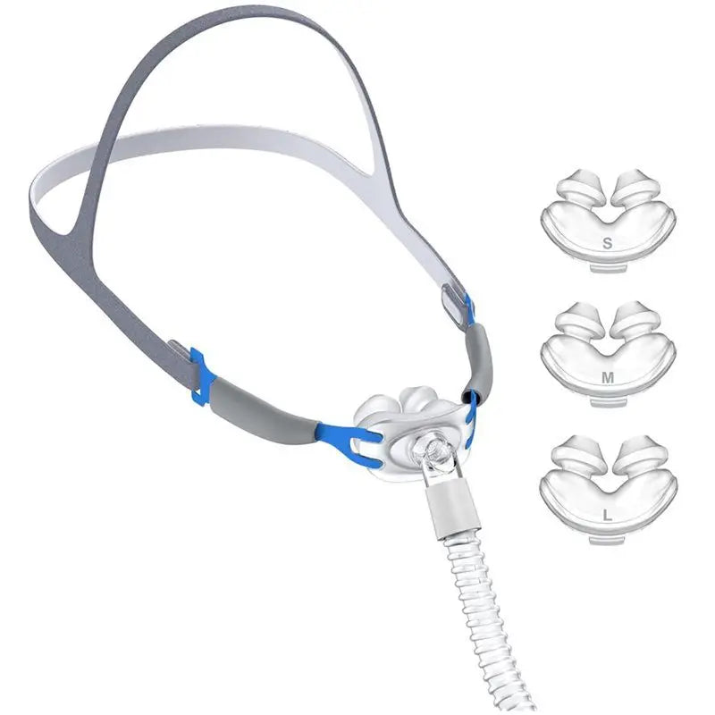 CPAP Nasal Mask With Heargear And Nasal Pillow, Model P2 Full CPAP Accessories Set Design For 22Mm Machine