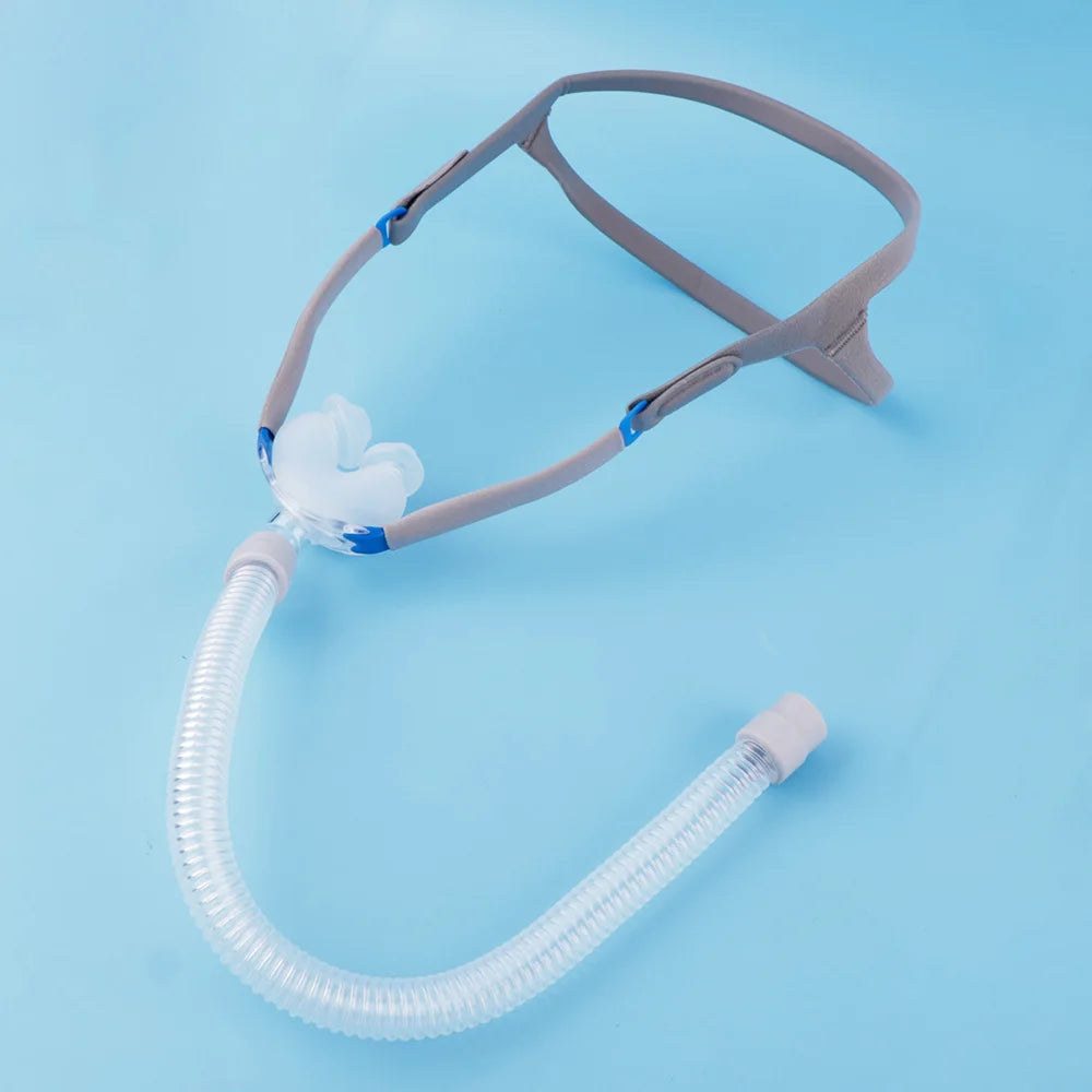 Nasal Pillow CPAP Mask Includes Frame,Headgear & Nasal Pillow Cushions (Small, Medium, Large) Lightweight For Cpap&Bipap Machine