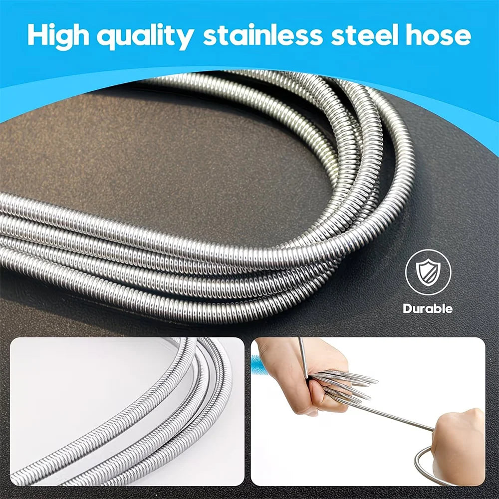 Cpap Cleaning Kit, Used for Cleaning Tubing, Masks, Headgear, and Straps, 1 Tubing Cleaning Brush, 1 Cpap Hook, 1 Foldable Washbasin, Cpap Supplies, Compatible with Standard Tubes with a Diameter of 15-22mm