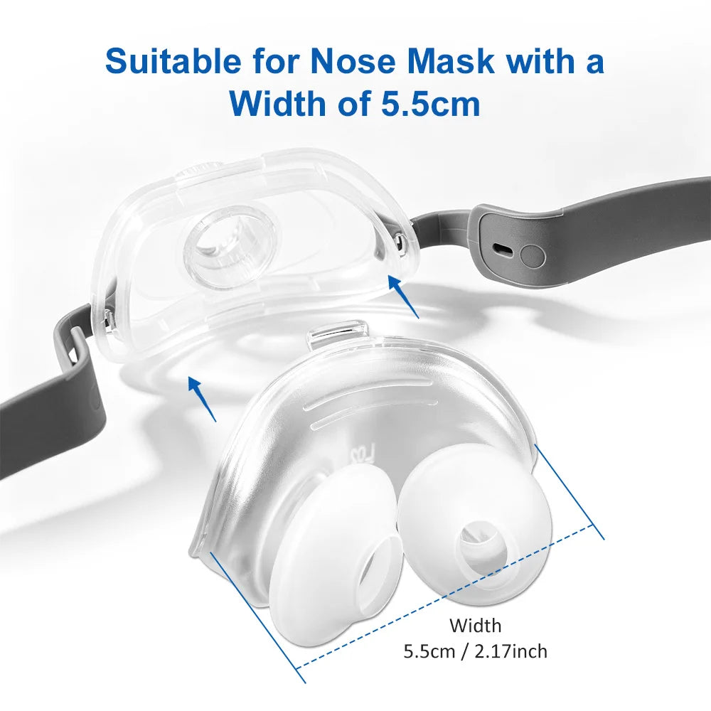 CPAP Replacement Frame Cover with Elbow Short Tube CPAP Tubing for Airfit P10 Ventilator Bipap Nasal Pillow Mask Accessories