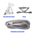 CPAP Full Face Mask Auto CPAP BiPAP With Headgear Headband Use for Cushion Travel Sleep Aid Anti Apnea Snoring Medical Air Breat