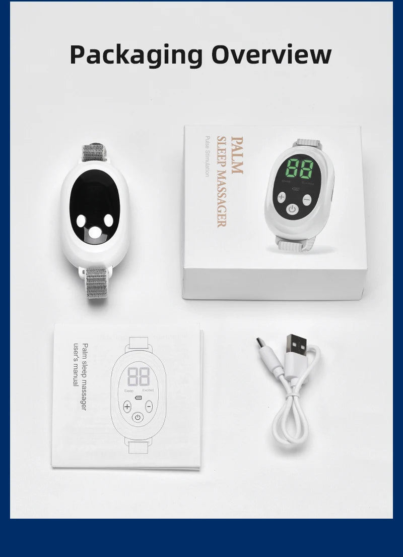 20-Level Handheld Pulse Relaxation Device with Display