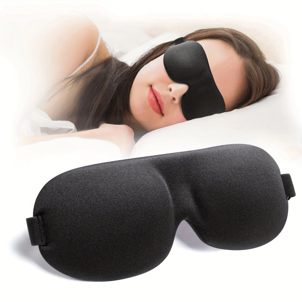 3D Contoured Sleep Mask for Back & Side Sleepers
