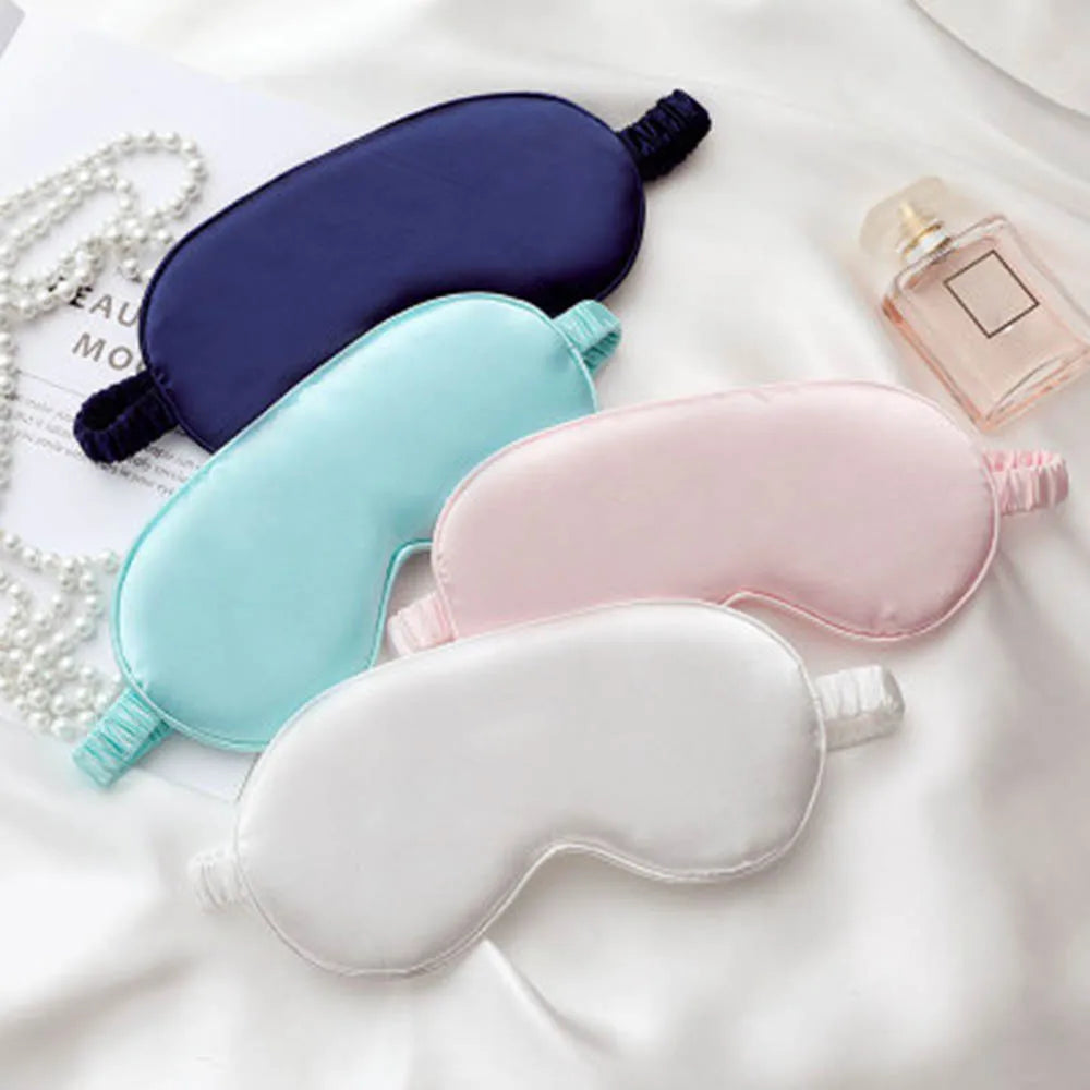 Smooth Silk Sleep Mask with Adjustable Strap
