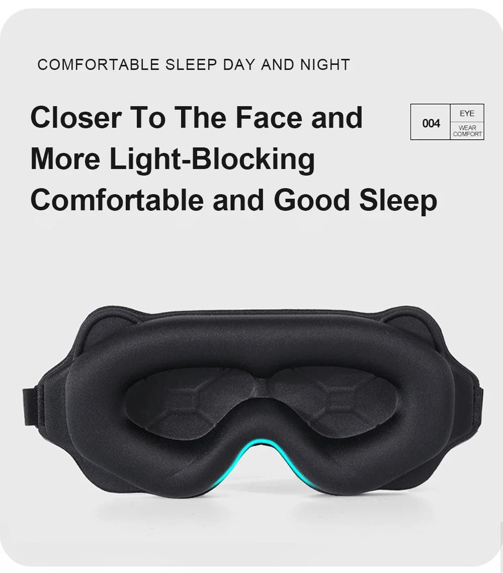 3D Soft Padded Contour Sleep Mask