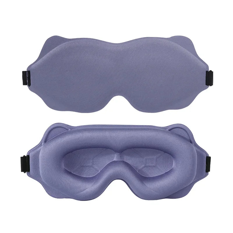 Weighted 3D Sleep Mask with Adjustable Nose Bridge