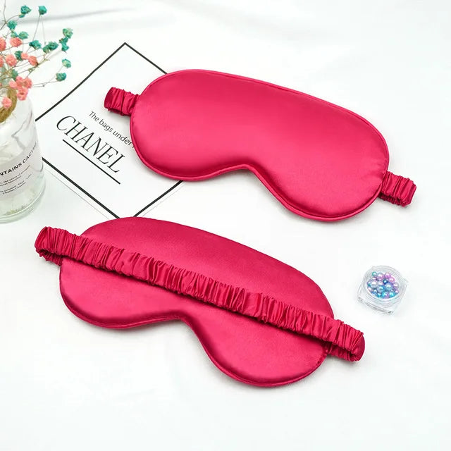 Smooth Silk Sleep Mask with Adjustable Strap