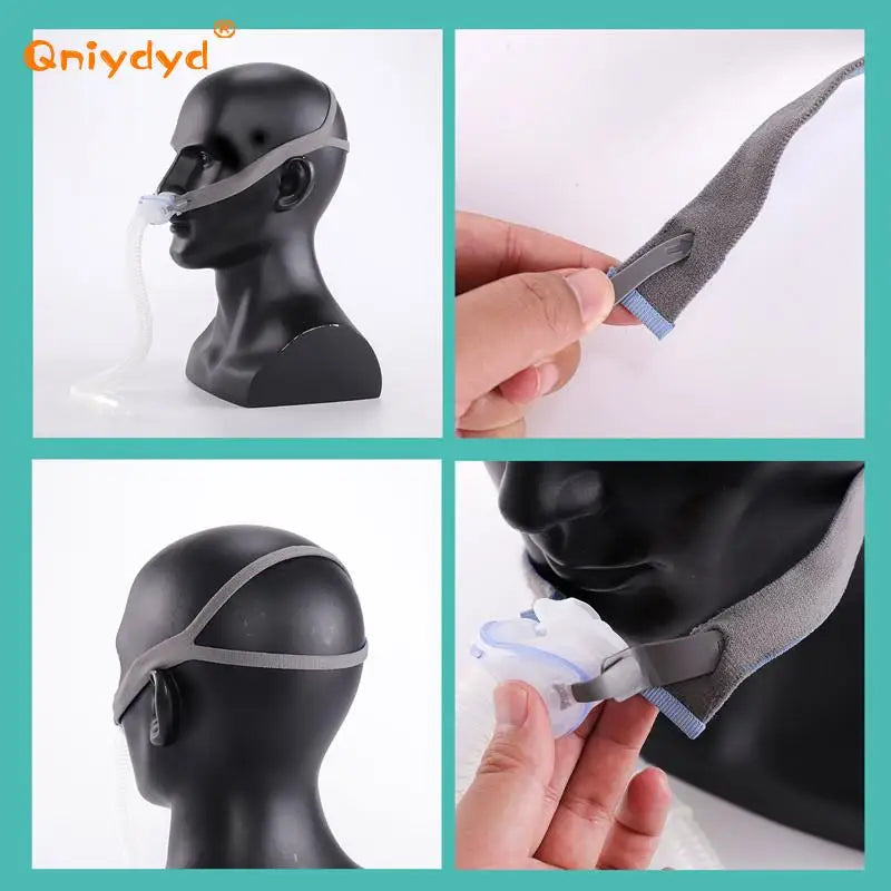 CPAP Headband | AirFit P10 Nasal Pillow Mask | With Adjustment Clips