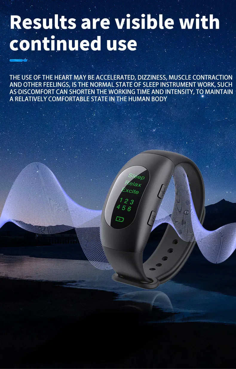 Wrist-Worn Microcurrent Relaxation Device