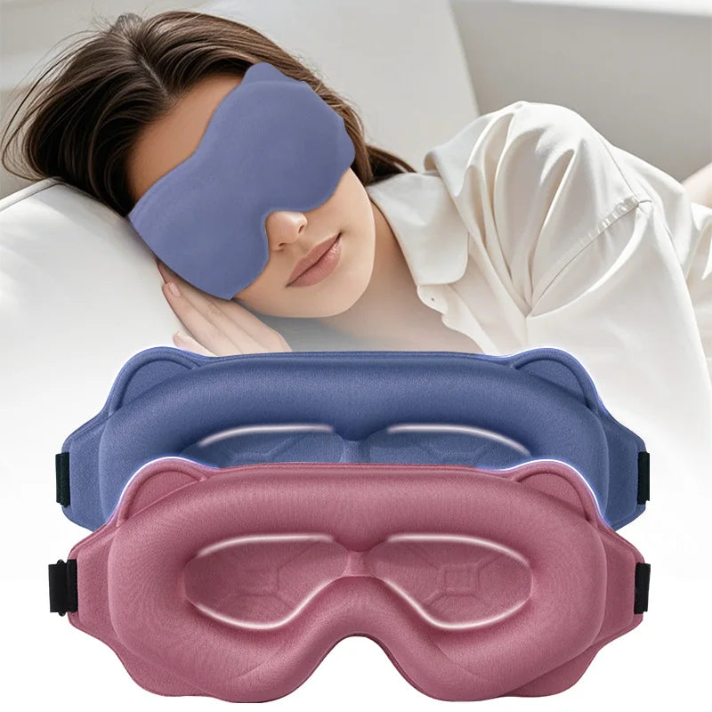 6D Sleep Mask | Memory Foam | Blackout Blindfold Eye Cover