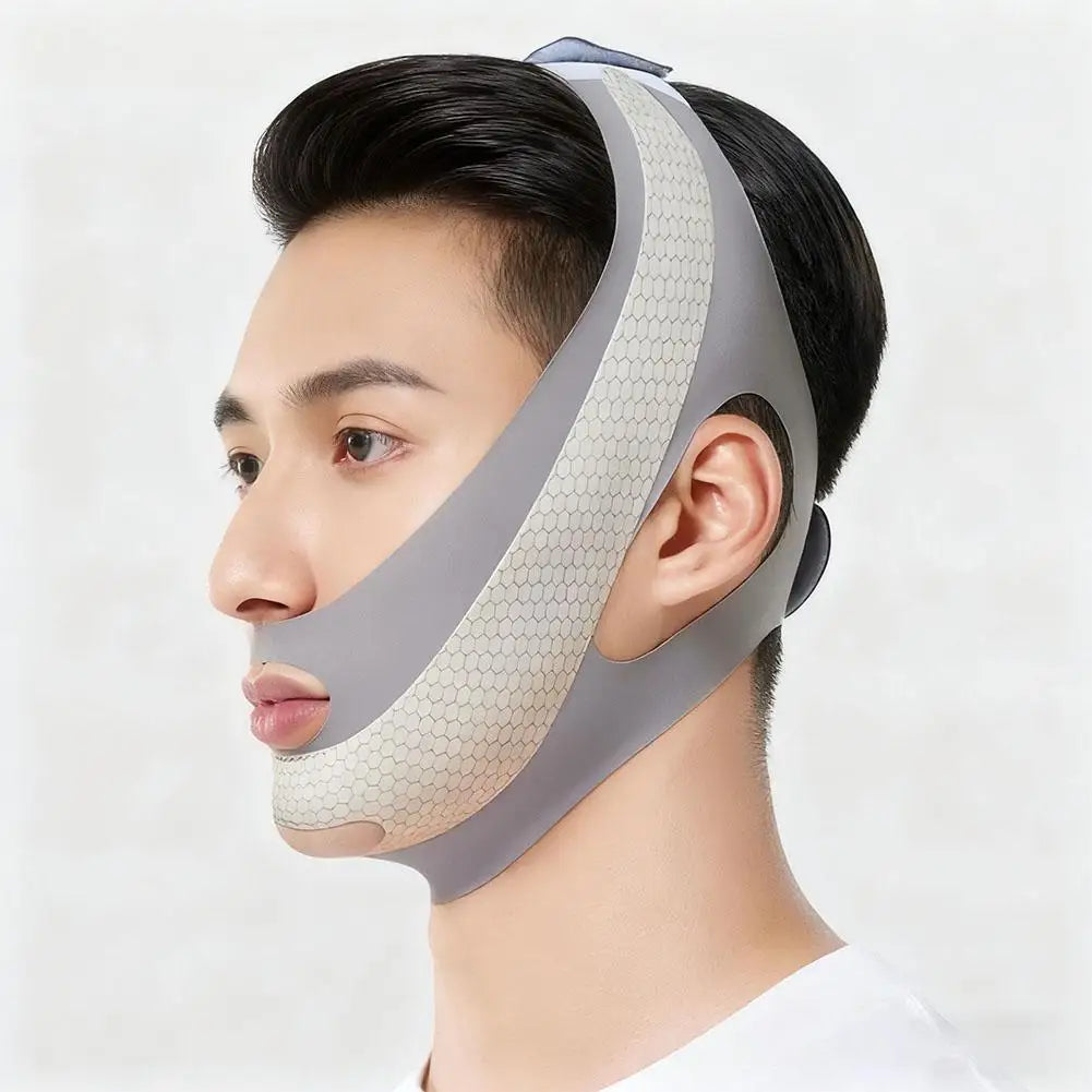 Sleep Eye Mask with Adjustable Chin Support Strap